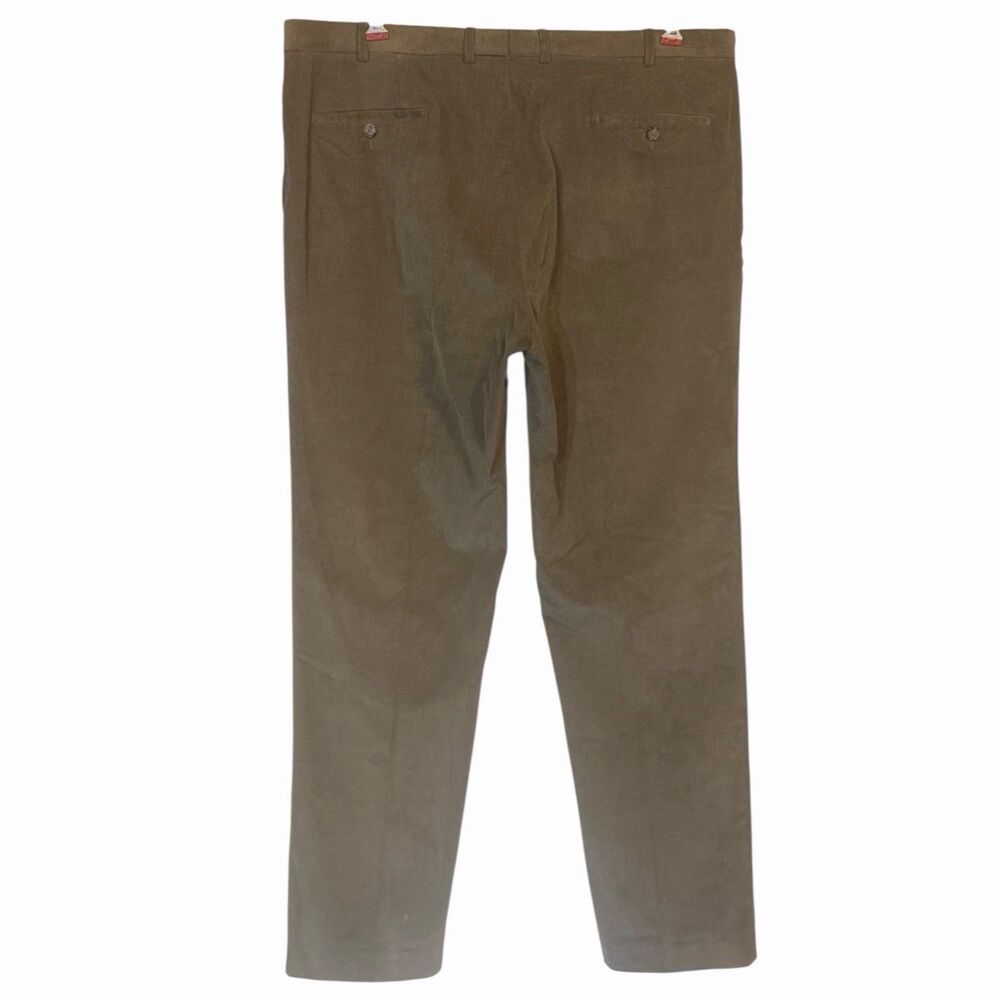 Lauren Ralph Lauren Corduroy Straight Leg Pants Textured Classic 40x32 Brown - Picture 3 of 10